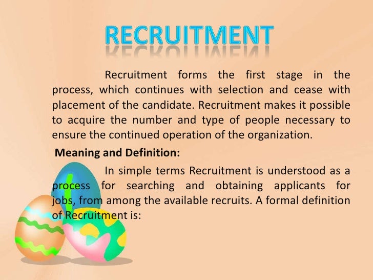 ppt on recruitment selection process recruitment and selection flow chart process