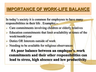 Work-Life Balance ppt | PPTX | Career Advice | Careers