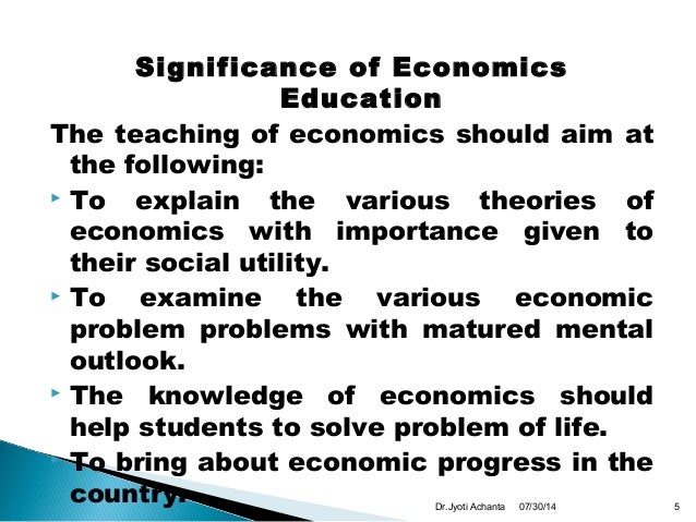 essay on role of education in economic development