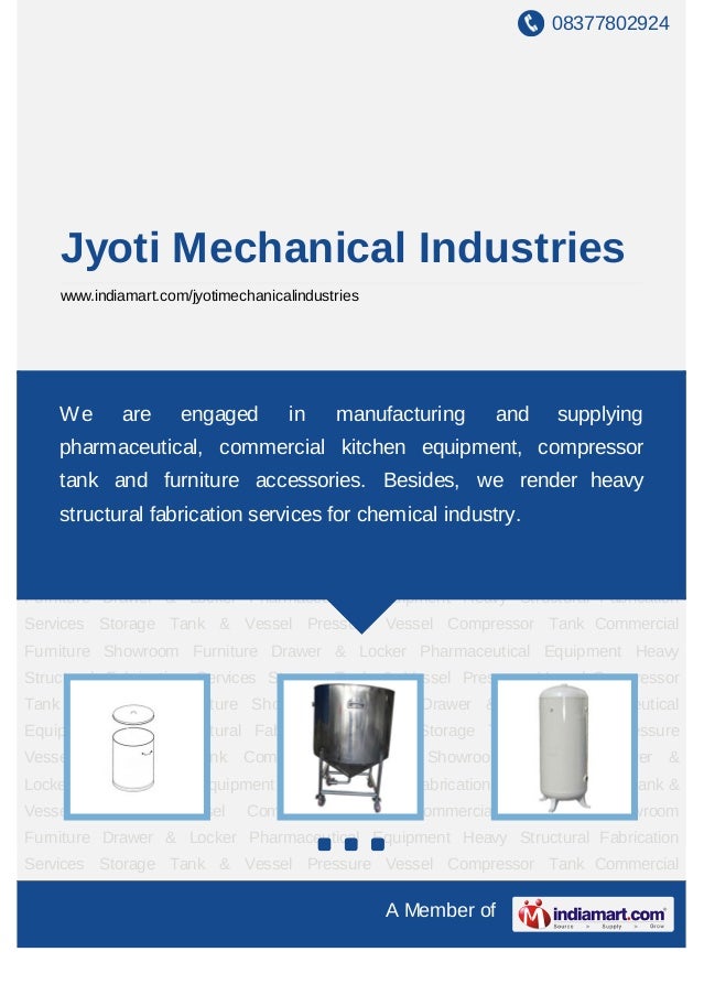 Jyoti Mechanical Industries, Gujarat, Industrial & Commercial Products