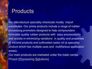 jyoti corporation the processing solutions company | PPT