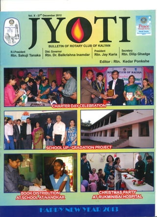 Jyoti Vol.X Bulletin of Rotary Club of Kalyan