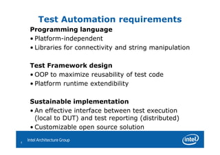 Jython for embedded software validation | PPT