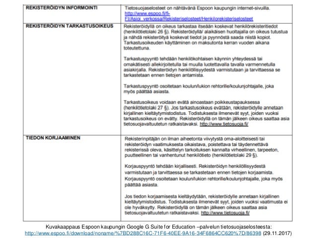 Eu tietosuojaasetus suomessa