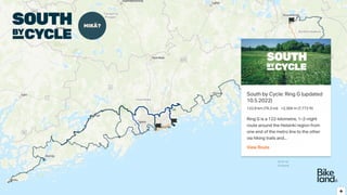  South by Cycle – miten reitistö toteutettiin ja miten kunnat hyötyvät pyörämatkailusta?