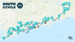  South by Cycle – miten reitistö toteutettiin ja miten kunnat hyötyvät pyörämatkailusta?