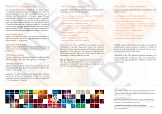 ERC grant schemes | PDF