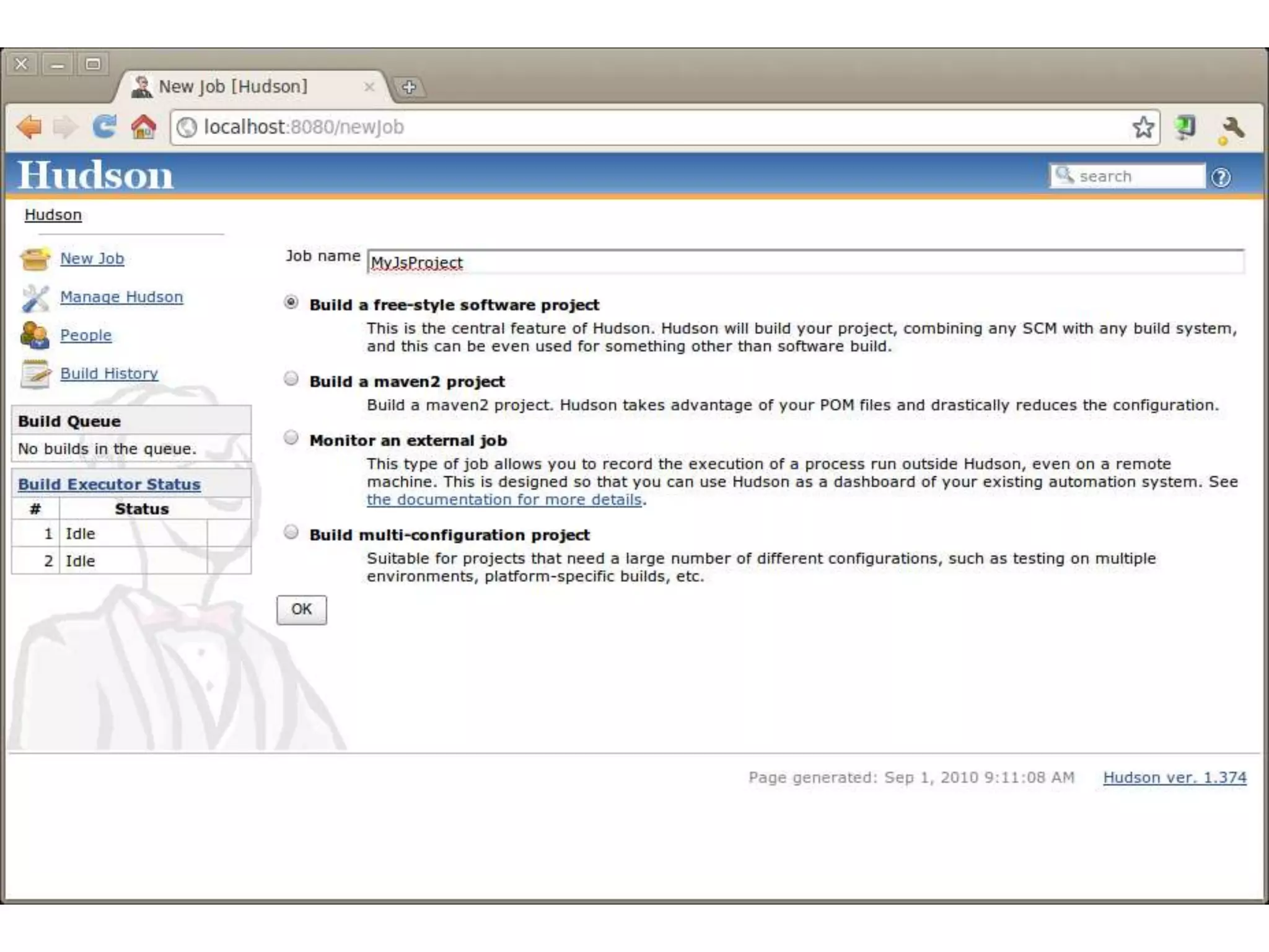 Verify that the handler is postMessage, bound to the controller