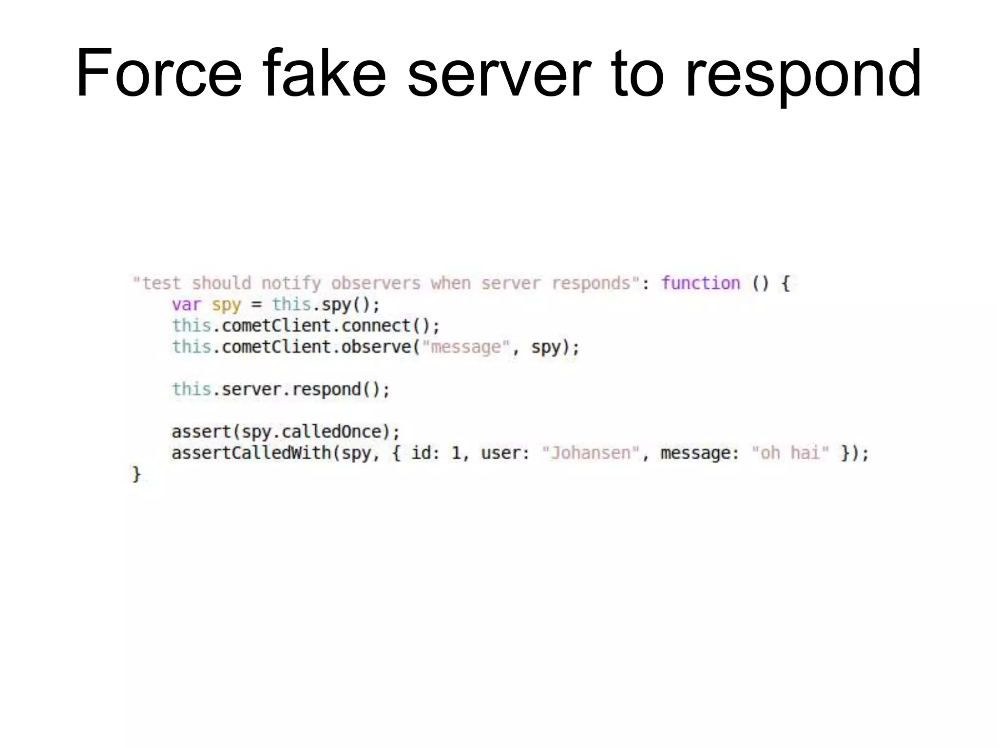 Often makes sense API-wise