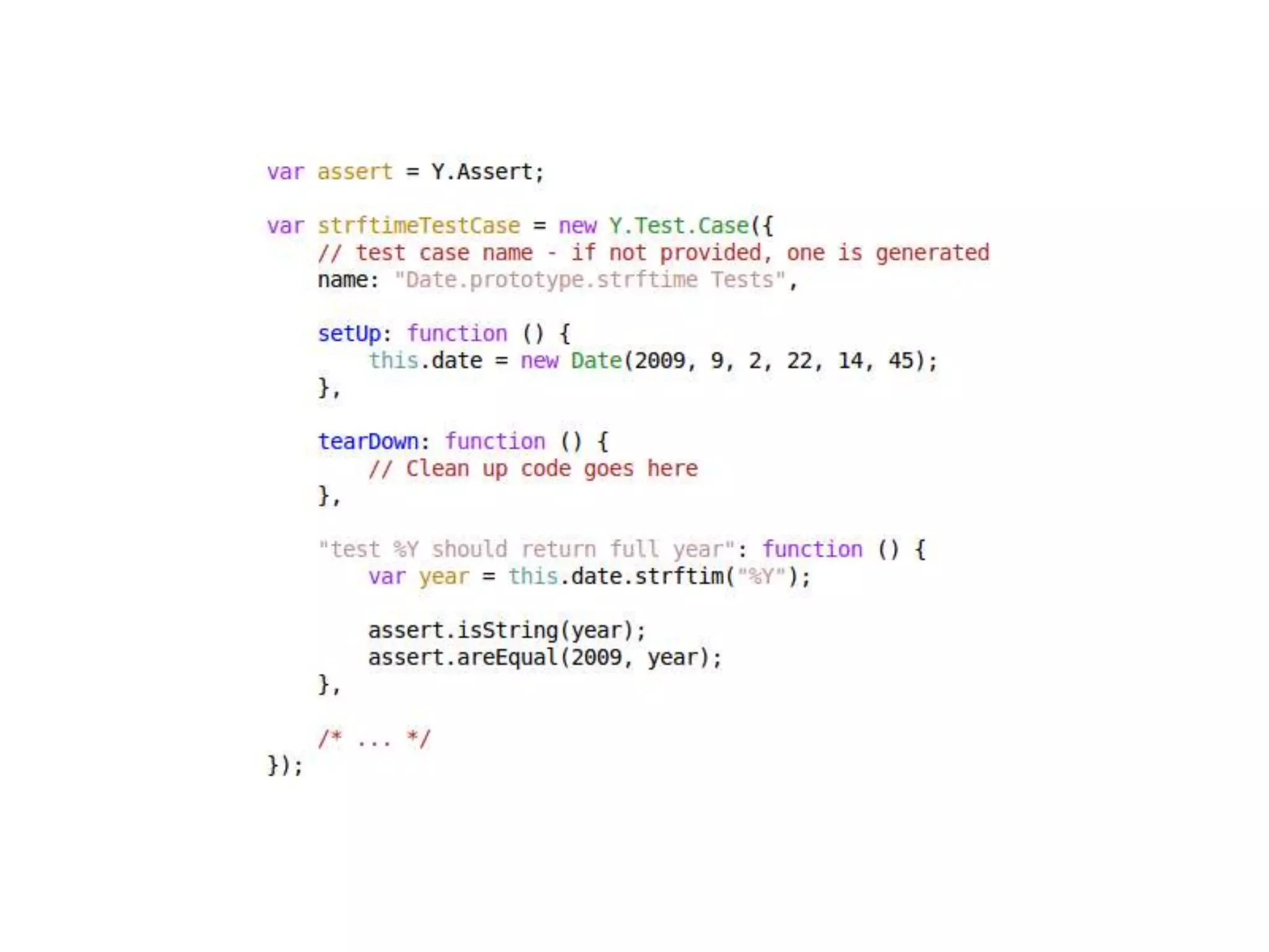 Can test any code, regardless of framework