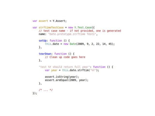 Can test any code, regardless of framework