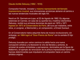 Claude Debussy Ensueño - (Réverie) 