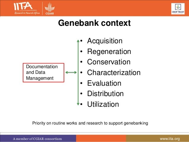 Genebank data and information management system