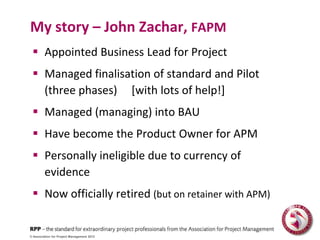 APM Registered Project Professional | PPTX
