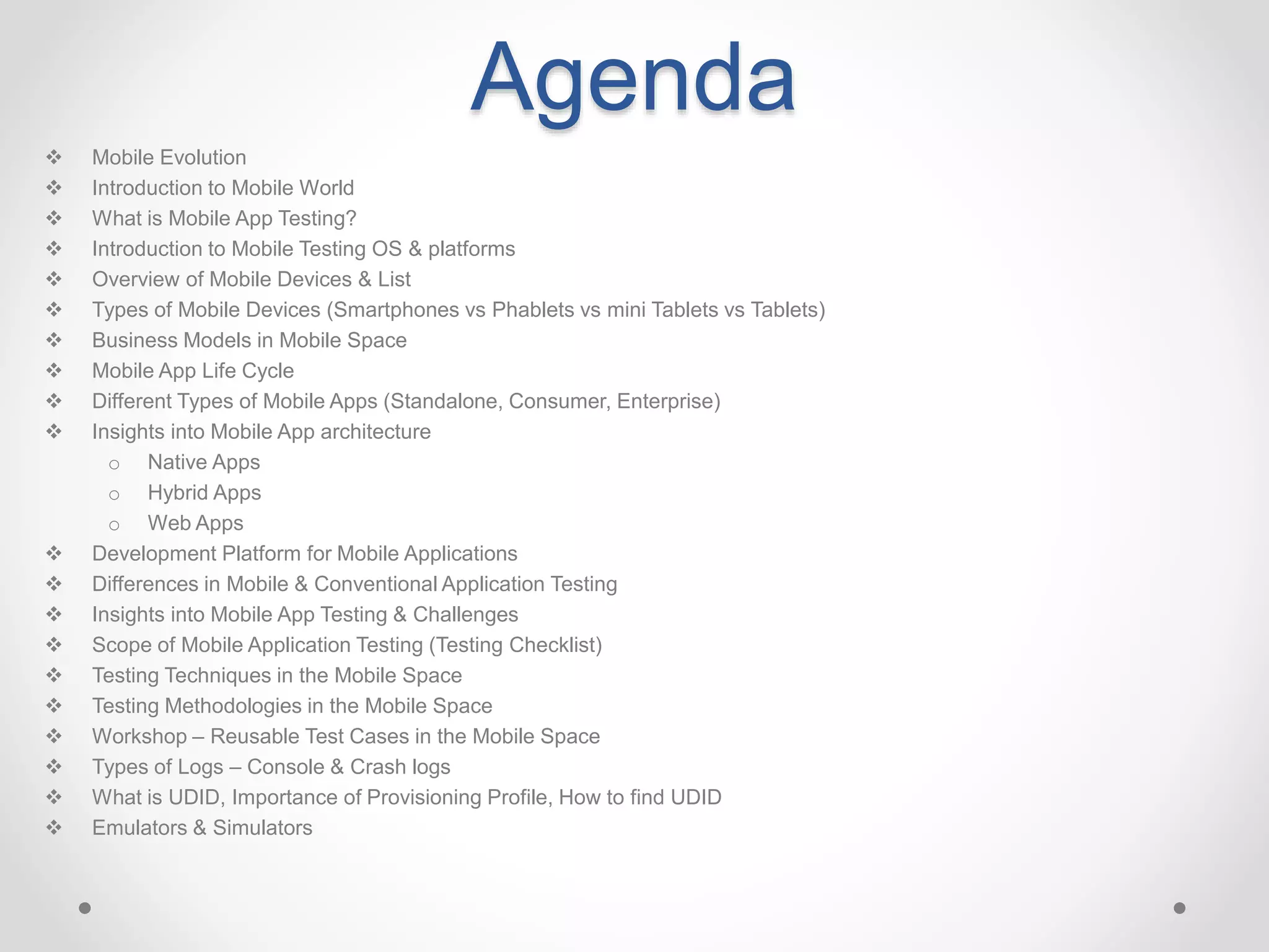 Mobility testing day_1_ppt | PPT