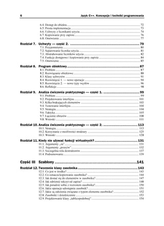 Język C++. Koncepcje i techniki programowania | PDF