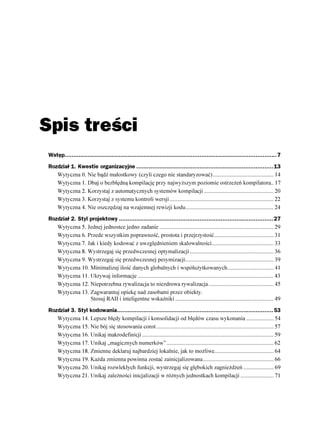 Język C++. Standardy kodowania. 101 zasad, wytycznych i zalecanych ...