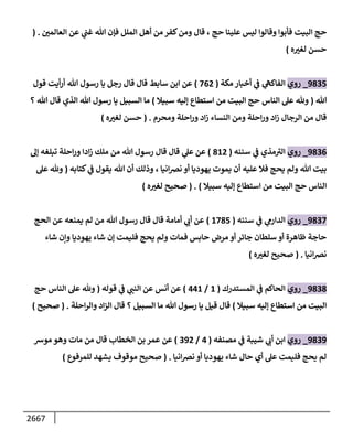الكامل في السنن - السنة النبوية كلها مع الحكم علي جميع الأحاديث - الإصدار السادس - الجزء الثاني ( 2 / 10 )