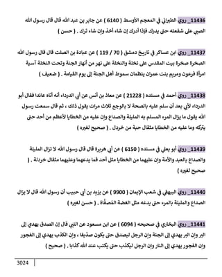 الكامل في السنن - السنة النبوية كلها مع الحكم علي جميع الأحاديث - الإصدار السادس - الجزء الثاني ( 2 / 10 )