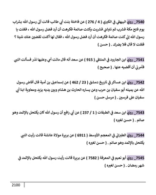 الكامل في السنن - السنة النبوية كلها مع الحكم علي جميع الأحاديث - الإصدار السادس - الجزء الثاني ( 2 / 10 )