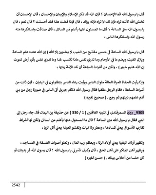 الكامل في السنن - السنة النبوية كلها مع الحكم علي جميع الأحاديث - الإصدار السادس - الجزء الثاني ( 2 / 10 )