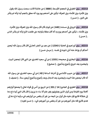 الكامل في السنن - السنة النبوية كلها مع الحكم علي جميع الأحاديث - الإصدار السادس - الجزء السابع ( 7 / 10 )