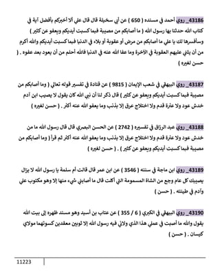 الكامل في السنن - السنة النبوية كلها مع الحكم علي جميع الأحاديث - الإصدار السادس - الجزء السابع ( 7 / 10 )