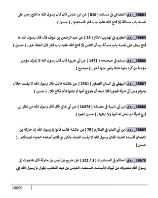 الكامل في السنن - السنة النبوية كلها مع الحكم علي جميع الأحاديث - الإصدار السادس - الجزء السابع ( 7 / 10 )