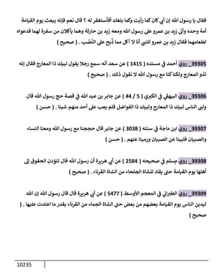 الكامل في السنن - السنة النبوية كلها مع الحكم علي جميع الأحاديث - الإصدار السادس - الجزء السابع ( 7 / 10 )