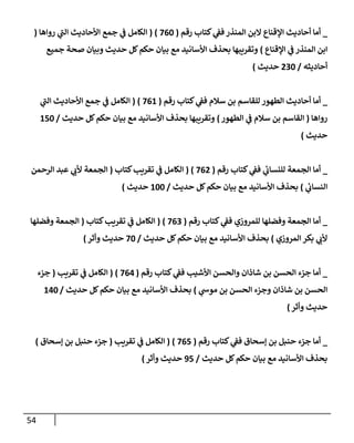 الكامل في تقريب سنن ابن ماجة بحذف الأسانيد مع بيان حكم كل حديث وبيان أن فيه أربعين حديثا ضعيفا فقط وأن ليس فيه حديث متروك ولا مكذوب / النسخة الثانية / 4300 حديث