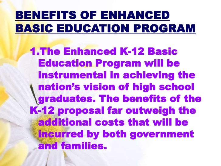 Thesis about k-12 program in the philippines