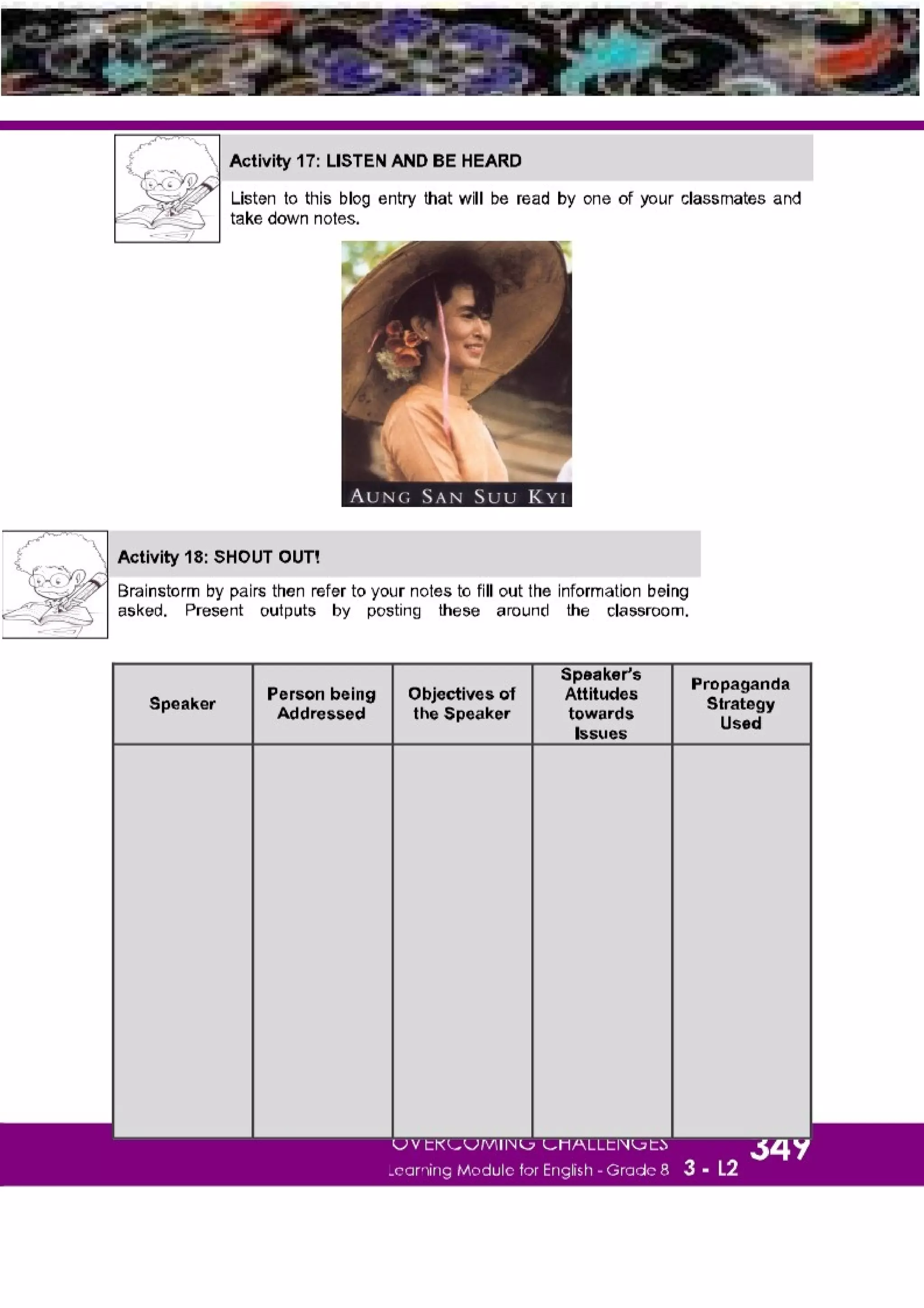 K-12 Grade 8 English Quarter 3 Lesson 2 Module