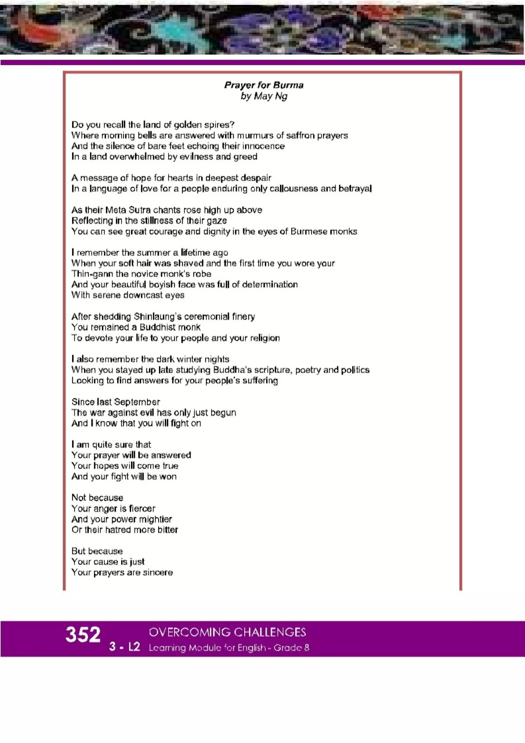 K-12 Grade 8 English Quarter 3 Lesson 2 Module