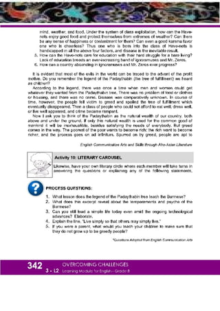 K-12 Grade 8 English Quarter 3 Lesson 2 Module