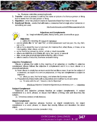 K-12 Grade 8 English Quarter 3 Lesson 2 Module