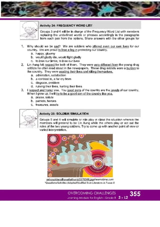 K-12 Grade 8 English Quarter 3 Lesson 2 Module