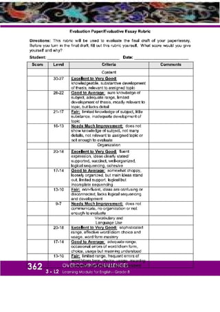 K-12 Grade 8 English Quarter 3 Lesson 2 Module