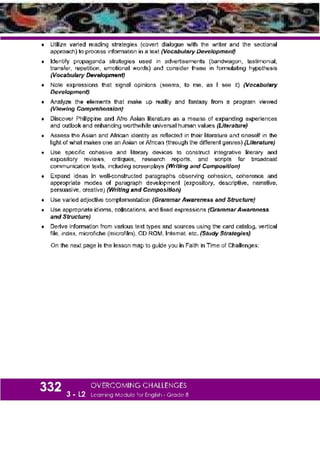 K-12 Grade 8 English Quarter 3 Lesson 2 Module