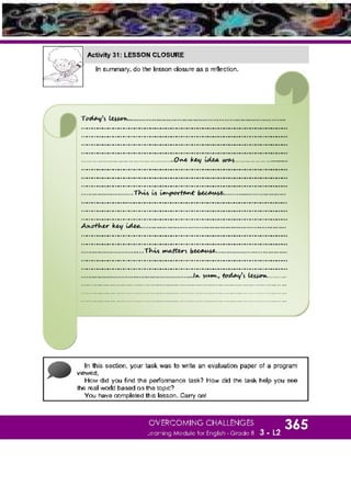 K-12 Grade 8 English Quarter 3 Lesson 2 Module