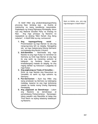 K 12 Kasaysayan ng Daigdig A.P. 9 Module (Fourth Quarter) | PDF