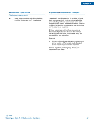 K 12 mathematics standards | PDF