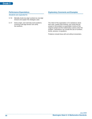K 12 mathematics standards | PDF