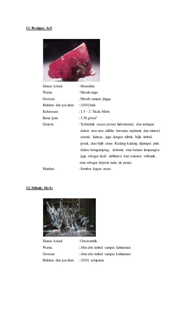Contoh laporan praktikum kristalografi dan mineralogi