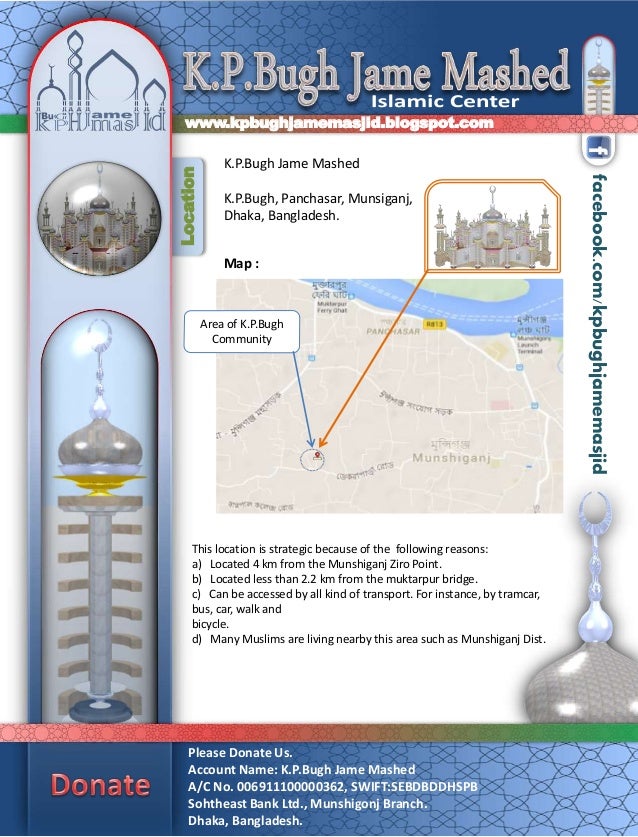 K P Bugh Jame Masjid Project Proposal