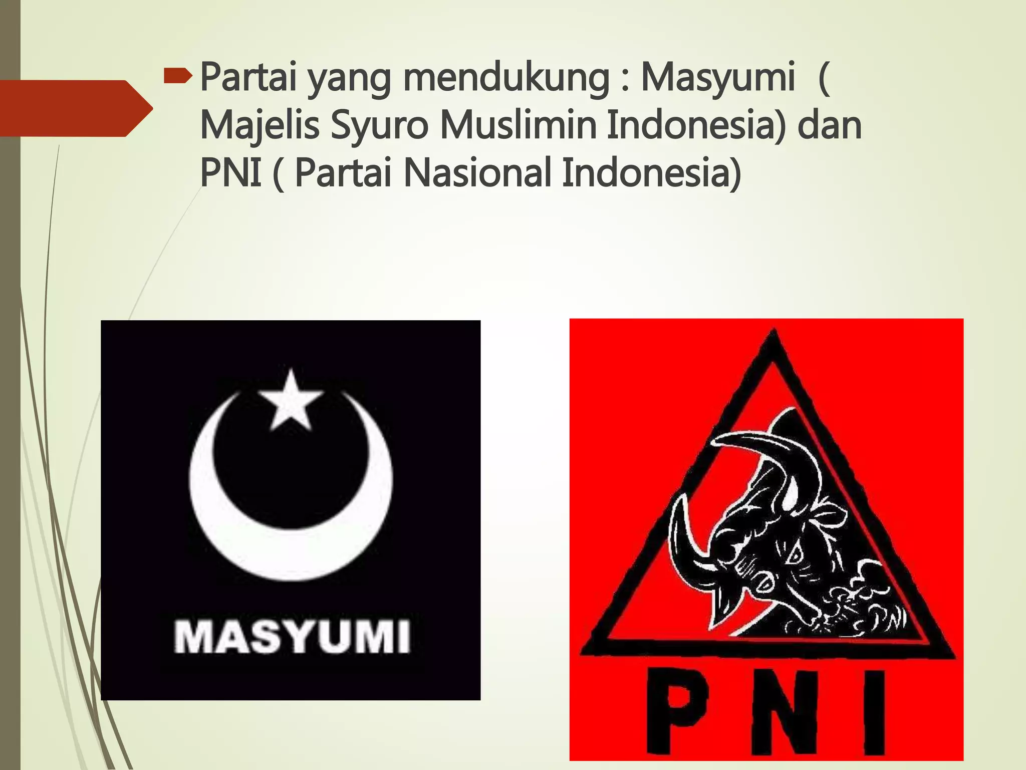 Kabinet Sukiman-Suwirjon dan Gerakan Benteng | PPTX