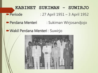 Kabinet Sukiman-Suwirjon dan Gerakan Benteng | PPTX