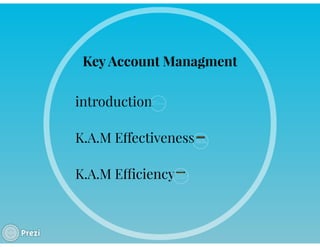 KEY ACCOUNT MANAGEMENT