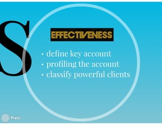 KEY ACCOUNT MANAGEMENT