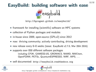 Easybuild Introduction to EasyBuild: Tutorial Part 1 | PDF