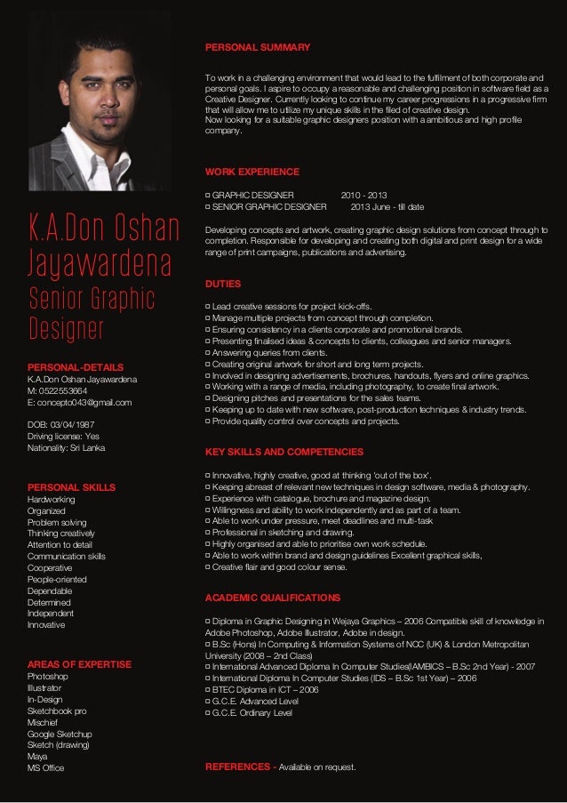 k a don oshan portfolio personal campaigning information flyer